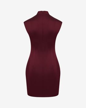 Платье-ципао из сатина