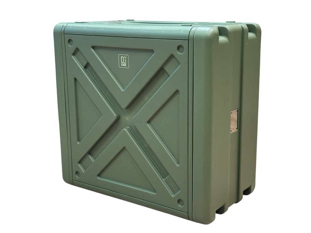 Ударопрочный кейс рэковый кейс 6 юнитов - DGCASE@RACK6U (темно-оливковый цвет)