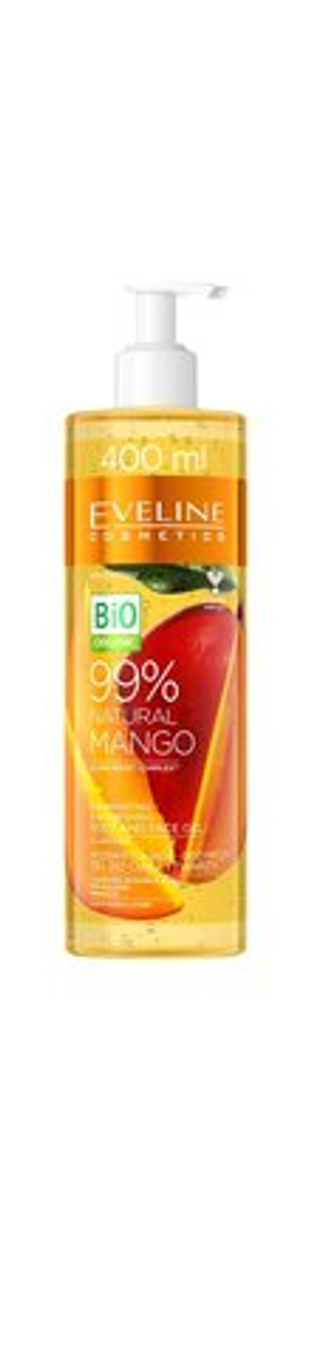 Eveline Cosmetics Bio Organic Natural Mango - регенерирующий и увлажняющий гель для всех типов кожи /   400  ml  / GTIN 5903416020226