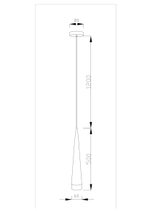 Светодиодный подвесной светильник Moderli V2361-PL Capital