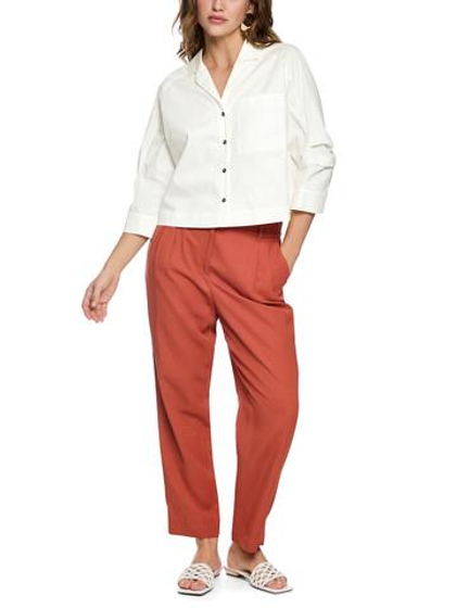 Marc Cain Блуза укороченная со сборкой на рукавах