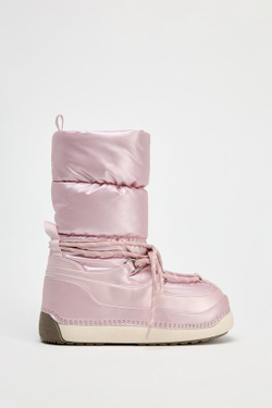 ZARA ВОДООТТАЛКИВАЮЩИЕ БОТИНКИ, РОЗОВЫЙ