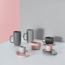 Тарелка сервировочная cafe concept 19,6х12,5 см розовая