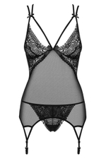 Полупрозрачный корсаж Intensa (Размер: XXL) (Цвет: черный)