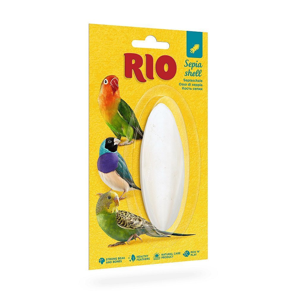 RIO Панцирь каракатицы 10см  Минеральная подкормка для птиц