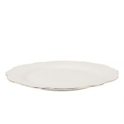 Набор тарелок 6 шт "White" d=27/21,5см/19см (фарфор) (подарочная упаковка)