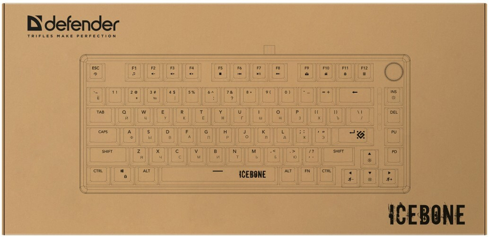 Клавиатура  Defender Icebone GK-354 RU