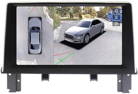 Магнитола для BMW 1-серии F20 2011-2014 (без NBT, врезка наверх, рамка 9) - Teyes CC3-2K-360 на Android 10, 2K QLED, 6Гб+128Гб, CarPlay, 4G SIM-слот, 4 камеры в комплекте