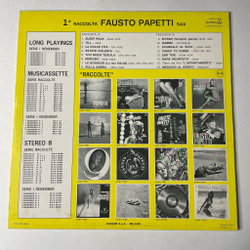 Винтажная виниловая пластинка LP Фаусто Папетти Fausto Papetti 1a Raccolta (Italy 1973)