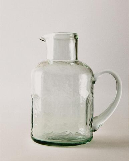 Zara Home кувшин из стекла, цвет прозрачный, 22 см
