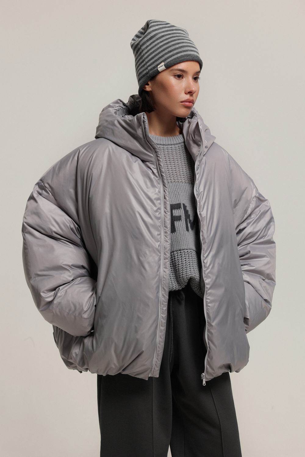 Пуховик укороченный