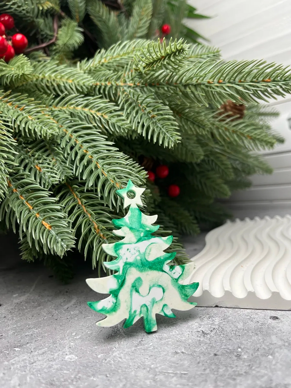 Новогодняя елочная игрушка Елка