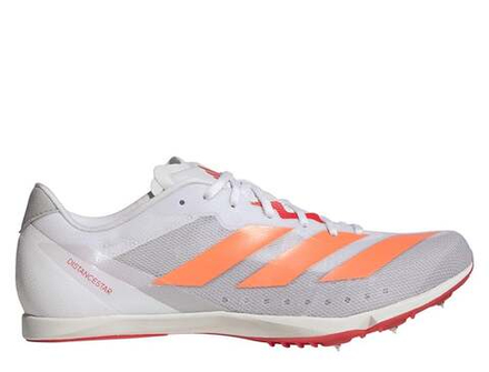 Шиповки беговые adidas Distancestar M Бело-оранжевые