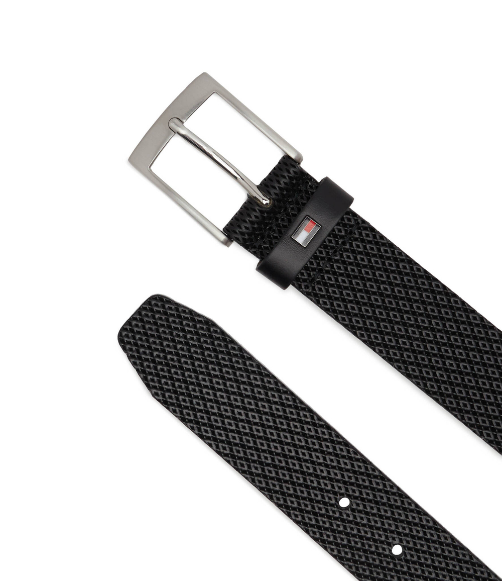 Кожаный ремень ADAN 3.5 EMBOSSED Tommy Hilfiger - черный(AM0AM11229)