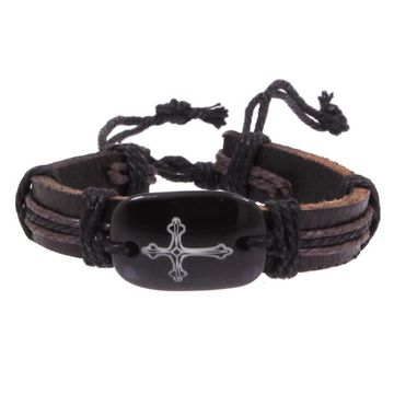 Фенечка с крестом - 7