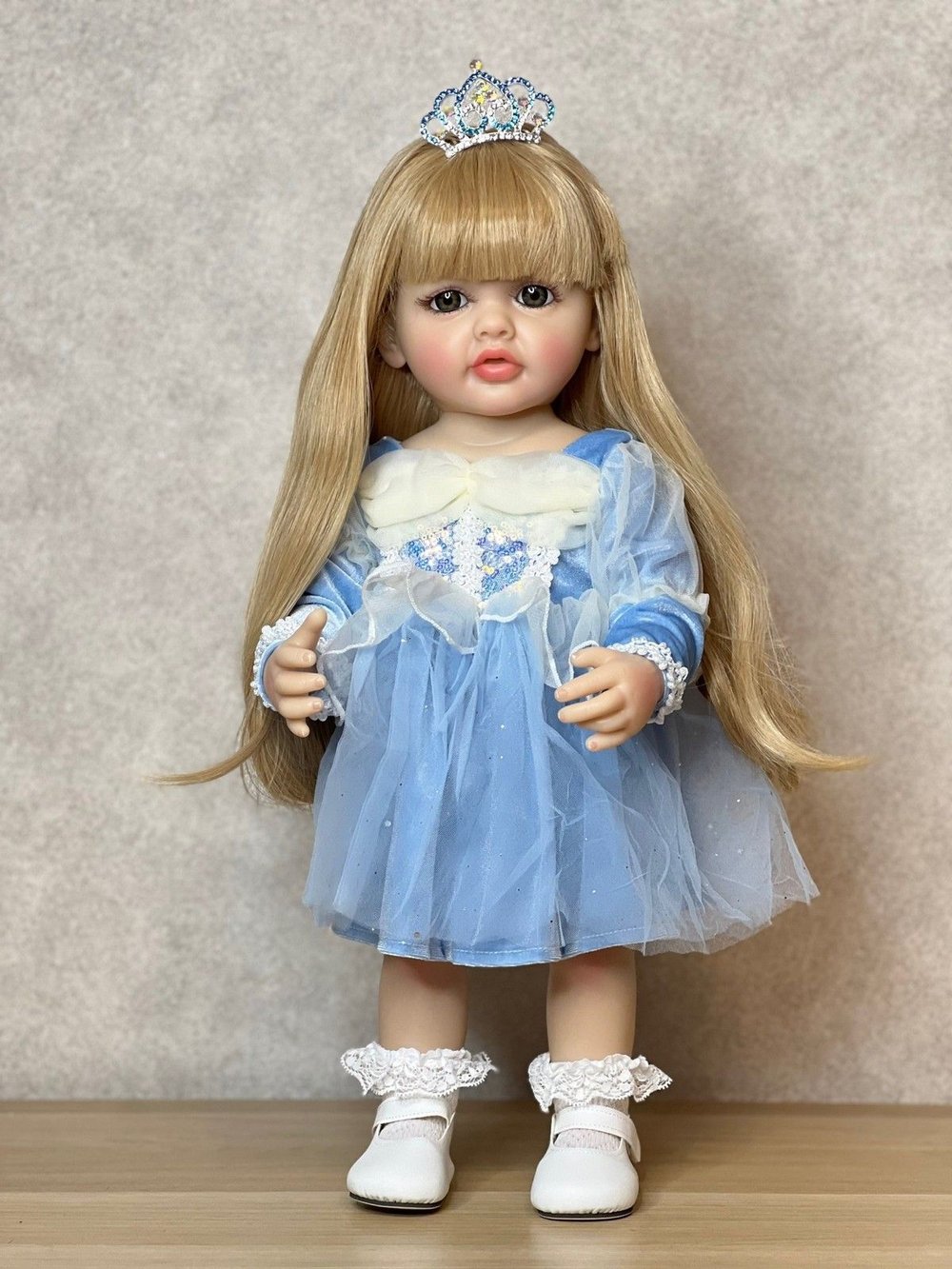 Кукла Реборн виниловая 55см в пакете (FA-289)