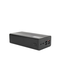 Perfeo Powerbank MOUNTAINS 40000 mAh/LED дисплей/PD + QC 3.0/Type-C/4 USB/Выход: 3A, max 22.5W/Black (PF_D0144)