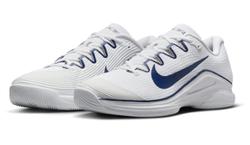 Мужские кроссовки теннисные Nike Zoom Vapor 12 HC - white/white/midnight navy