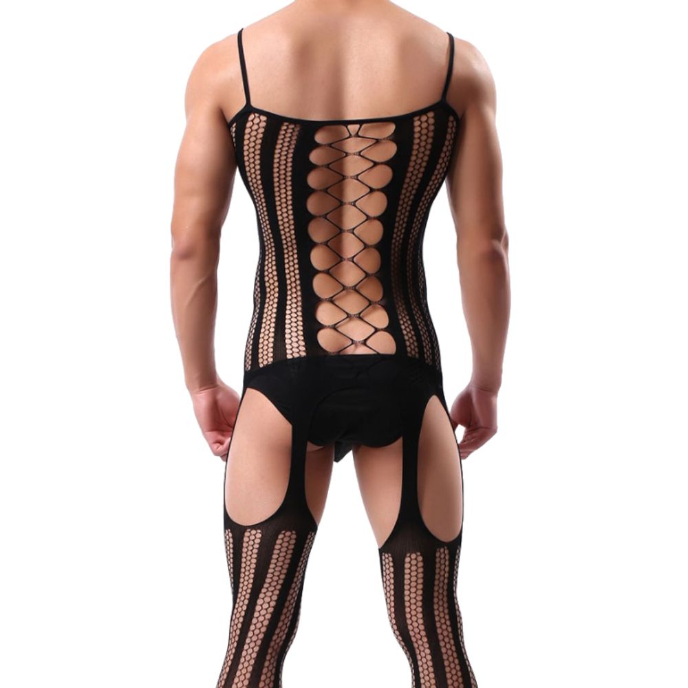 Мужской кэтсьют черный Romeo Rossi RR9114-7