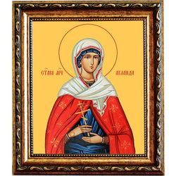 Аглаида Мученица. Икона на холсте.