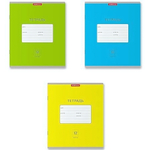 Тетрадь школьная А5 12л клетка "Bright" (Erich Krause) микс цветов (комплект 3 шт)