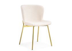 Стул на металлокаркасе Basket beige / gold