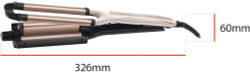 Плойка гофре Remington CI91AW золотой