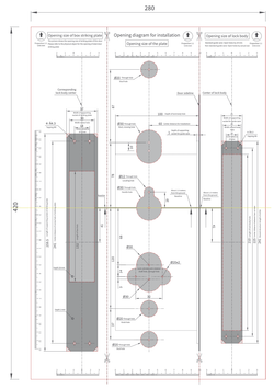 Умный дверной замок Aqara Door Lock D100 Zigbee, модель ZNMS20LM