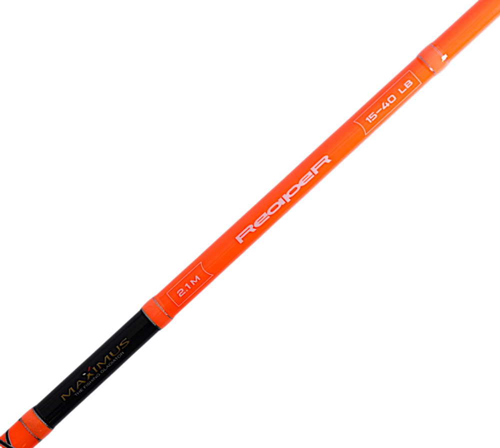 Удилище троллинговое Maximus Reaper MTRLRP-802M 2.40м 15-40lb 2секц. Вес _г Тр.длина 1.27м Колец 8 Ручка EVA
