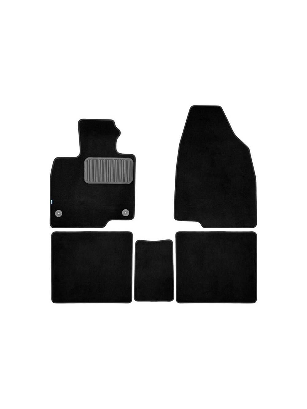 Коврики в салон для FAW Bestune T99 2023-, внедорожник , 5шт (текстиль) KLEVER0306201822110KH