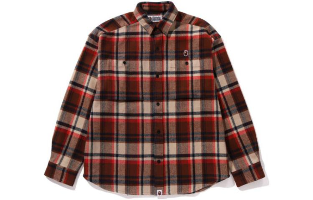 A Bathing Ape Bathing Ape Check Flannel Shirt