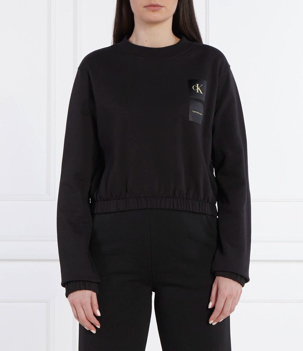 Худи SATIN BOXES CALVIN KLEIN JEANS - черный(J20J223081)