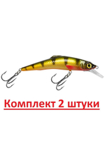 Воблер Минноу RONIN 89mm, цвет 048 (окунь), 1 штука