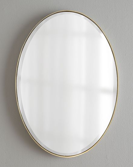 Золотое овальное зеркало “Хоган”