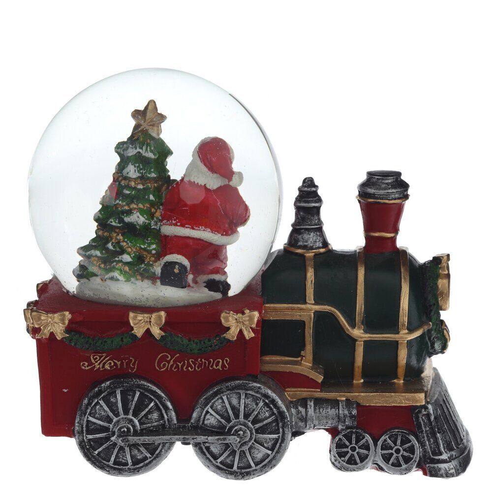 GAEM Фигурка декоративная "Дед Мороз" в стекл шаре, D 10 см, L18 W11 H16 см