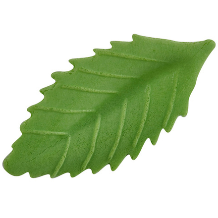 Вафельный лист РОЗЫ малый 38 мм, зеленый (50 шт/уп)