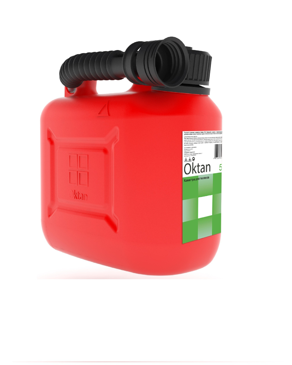 КАНИСТРА OKTAN Oktan Classic, красная , 5 л (10261412)