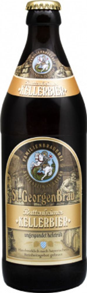 Пиво Санкт ГеоргенБрой Келлербир / St. GeorgenBrau Kellerbier 0.5 - стекло