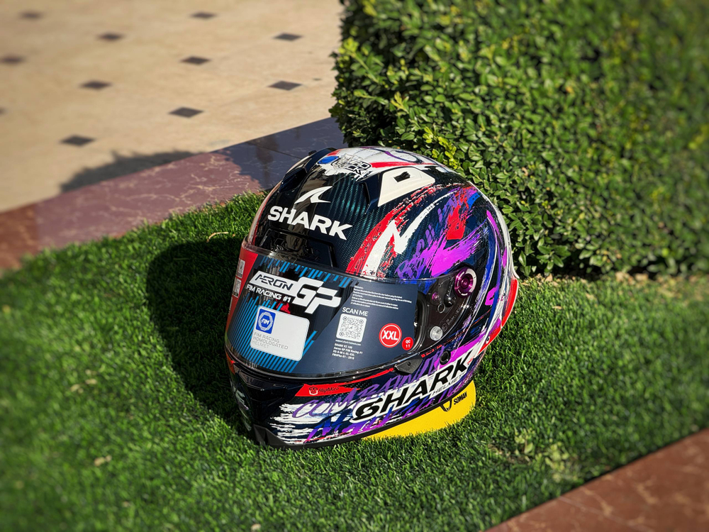 AERON GP FIM RACING #1 REPLICA ZARCO SIGNATURE Carbon White Violet