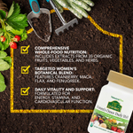 NaturesPlus, Source of Life® Garden, мультивитамины для женщин, одна таблетка в день, 30 веганских таблеток