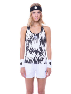 Женский топ теннисный Hydrogen Scratch Tank Top - разноцветный