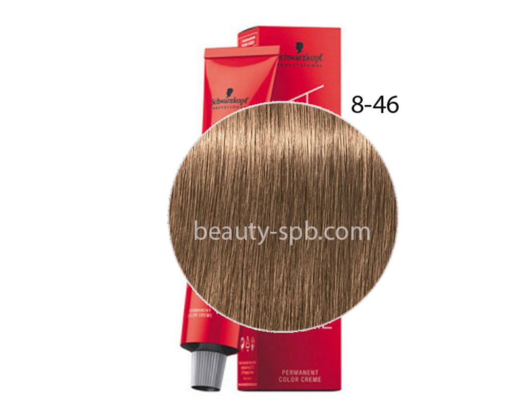 Schwarzkopf Professional краска для волос Игора Royal цвет 8-46 Светлый русый бежевый шоколадный 60мл