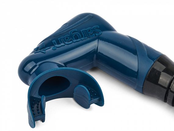 Набор маска+трубка в сумке Sargan Сталкер-Н темно-синий/черный