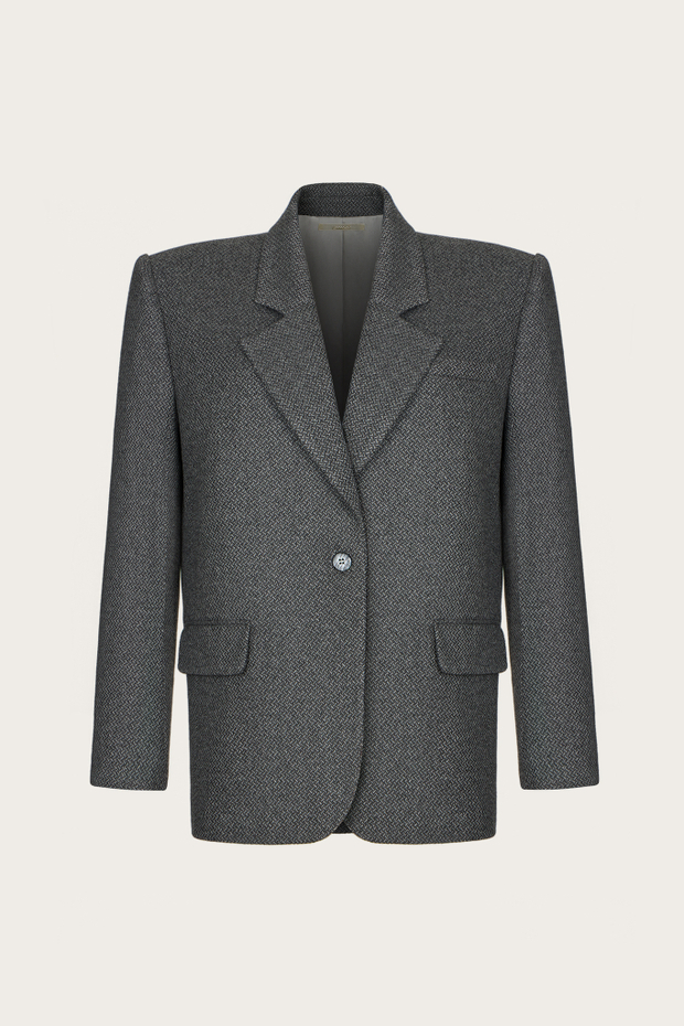 ЖАКЕТ ИЗ СЕРОГО КАШЕМИРА