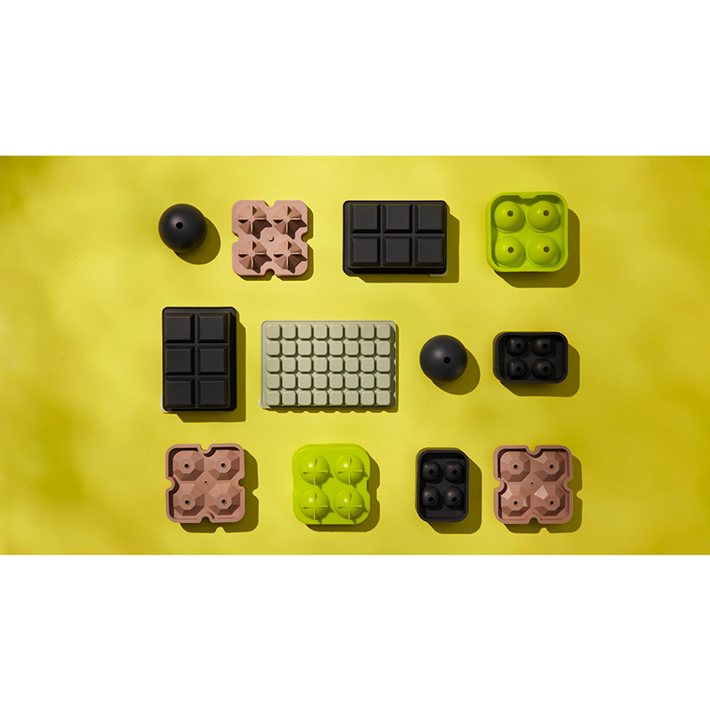 Форма для льда ice skull, графит