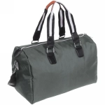 Сумка спортивная «Sports style», на молнии, с белой полосой, цвет серый, 40*22*26 см