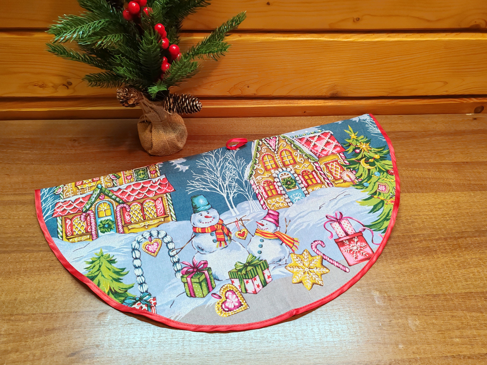 Полотенце кухонное, круглое, 2 шт, вафельное полотно