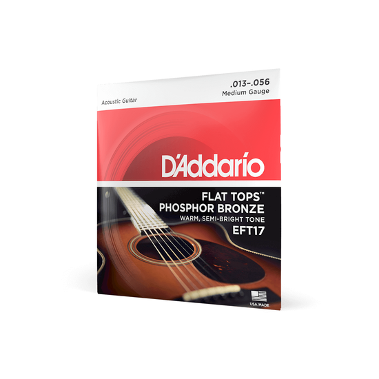 Струны для акустической гитары D'ADDARIO EFT 17