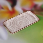 Блюдо керамическое «Тоскана» 23*12,5*2см кремовая