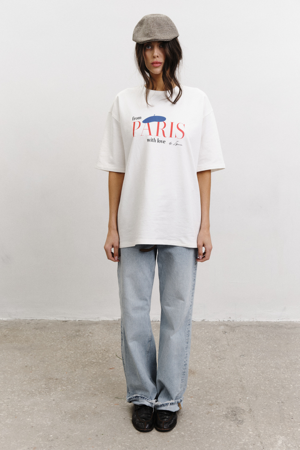 Футболка FROM PARIS | Молочный